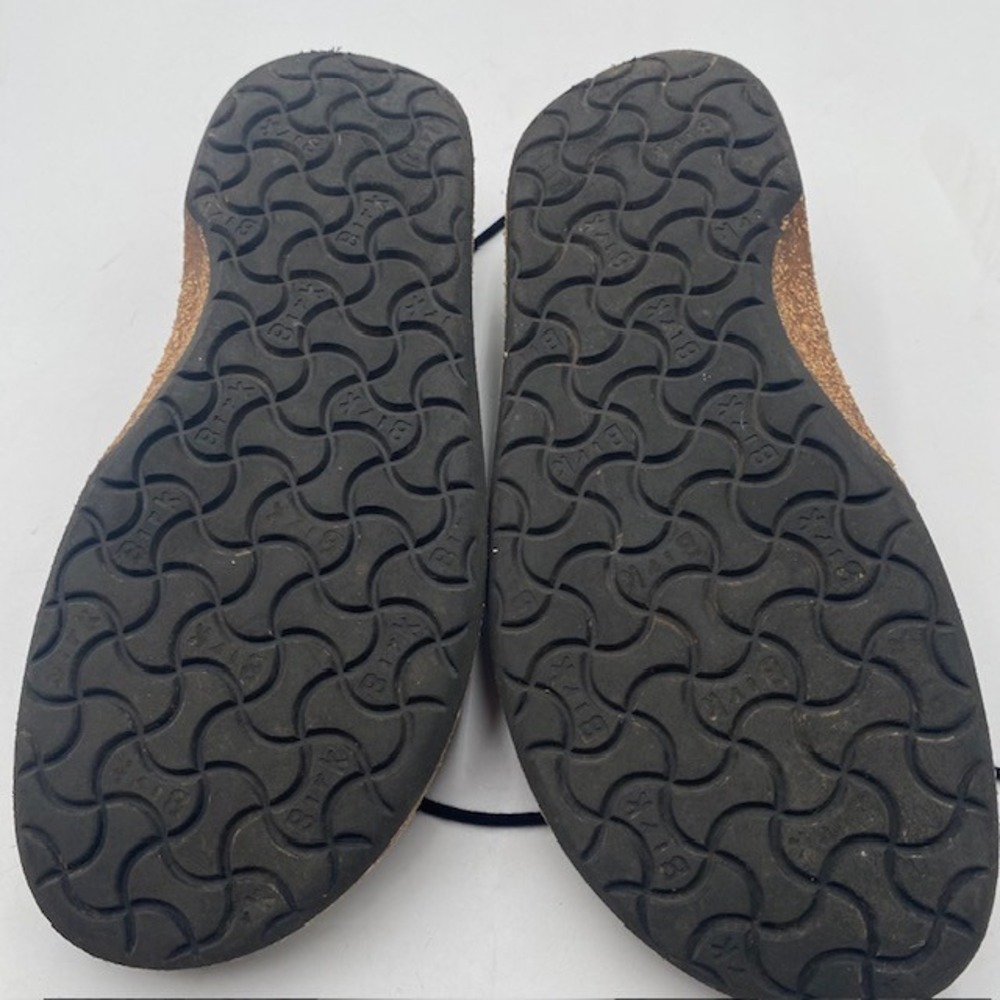 Birkenstock Gary Black Suede Lace Up Shoes Women 9 Men 7 Comfort Flat 1013439 - Picture 4 of 14